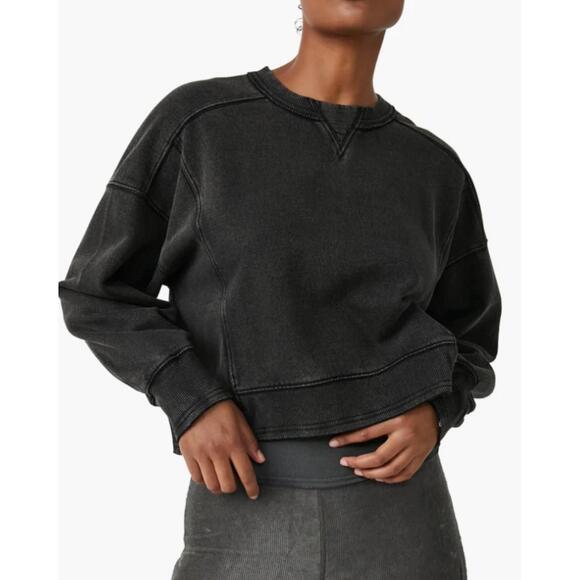 Free People Tops - Free People Movement X Hatch Maternity Intercept Pullover Sweatshirt Size M NWT